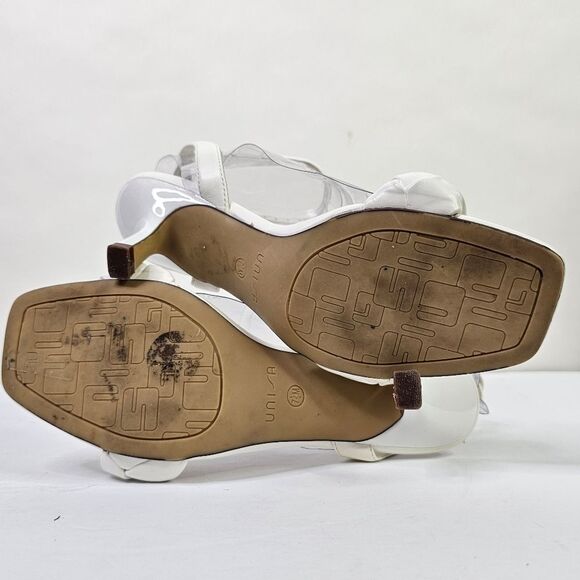 UNISA white braided faux leather sandals - Picture 6 of 13